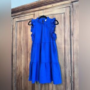 Anthropologie NEW Royal Blue Summer Dress